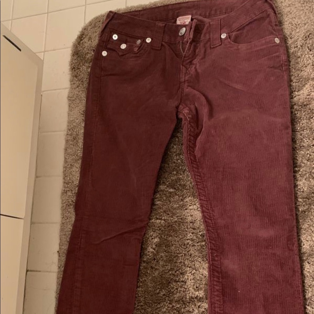 True religion corduroy pants